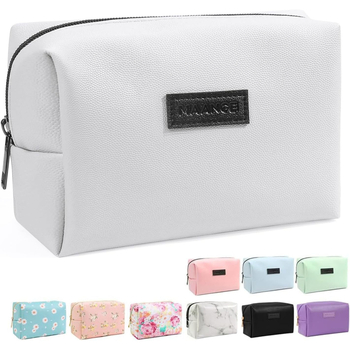 Yibao PU Δερμάτινη Καλλυντική Τσάντα Μεγάλης Χωρητικότητας – Φορητός Ταξιδιωτικός Οργανωτής, Αδιάβροχο Με Φερμουάρ