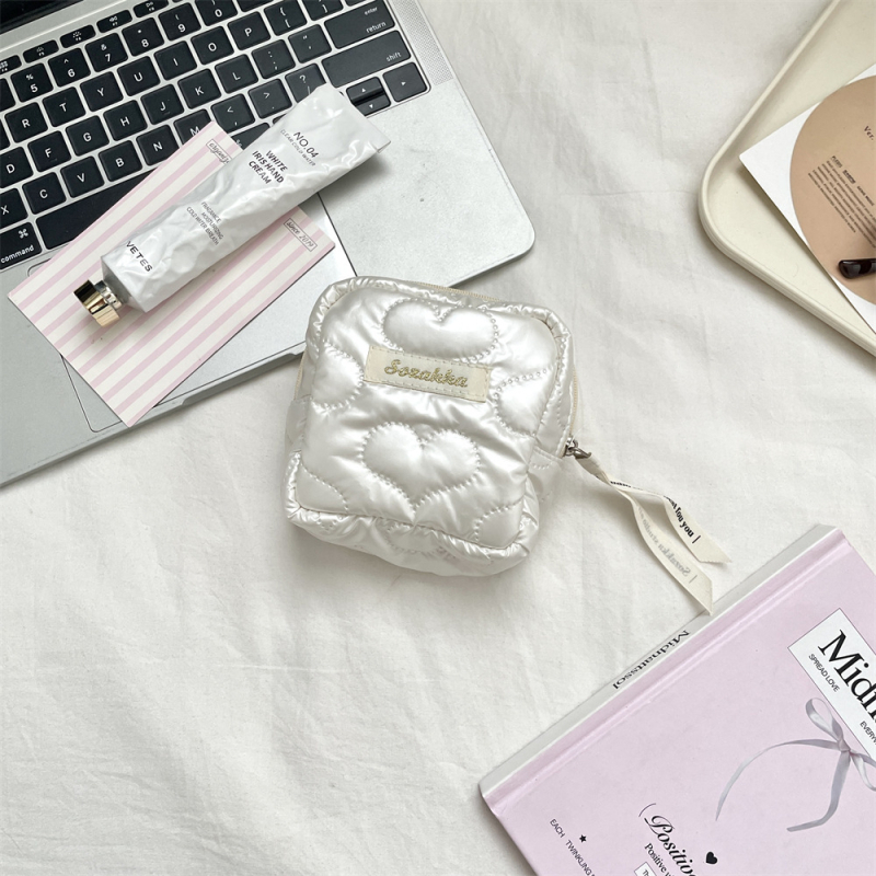 Sanitāro higiēnas spilventiņu uzglabāšanas soma – PU āda, ceļojumam draudzīga, moderns vienkāršs stils (Zīmols: Bu yi; Materiāls: PU; Funkcija: Uzglabāšana; Pieteikums: Sanitārie spilventiņi; Stils: Modernā vienkāršība)