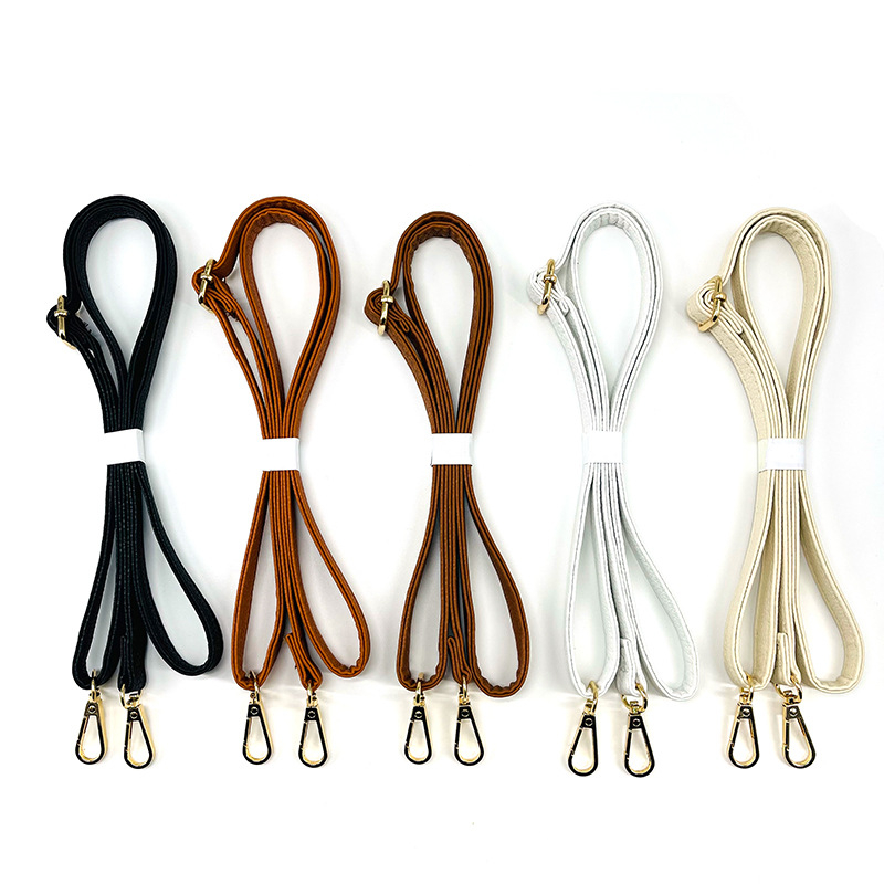 PU kožni ramenski kaiš s Lychee uzorkom, ručna izrada, podesiv, ultralagani