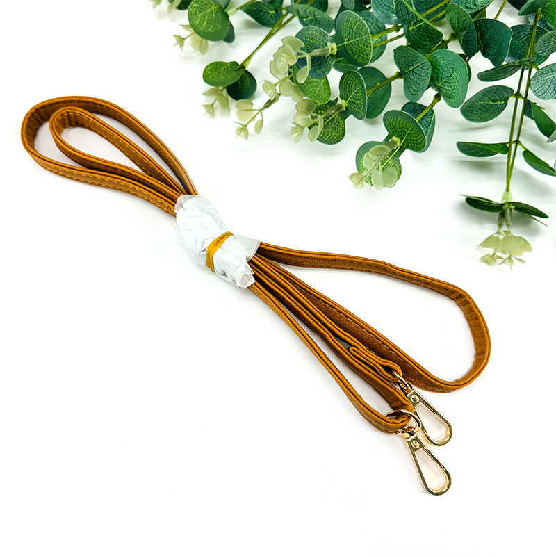 PU kožni ramenski kaiš s Lychee uzorkom, ručna izrada, podesiv, ultralagani