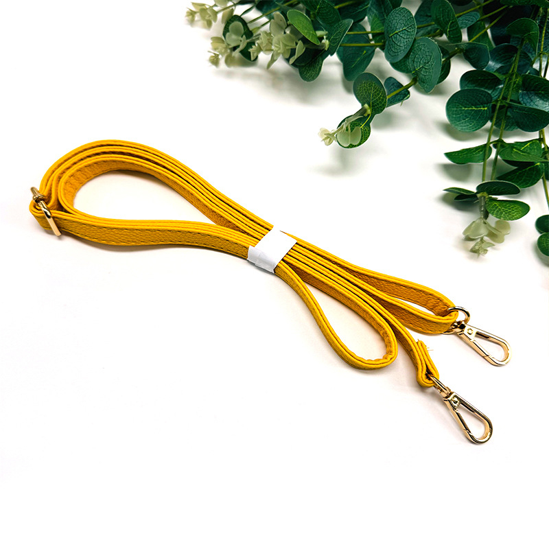 PU kožni ramenski kaiš s Lychee uzorkom, ručna izrada, podesiv, ultralagani