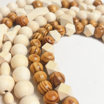 Ručni kaiš za torbu od drvenih perli – prozračan, iznimno lagan, rameni/crossbody stil, proljeće 2025