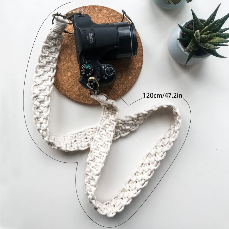 Ručno tkani kaiš za kameru, boho stil preko ramena, dekorativni kaiš za torbu