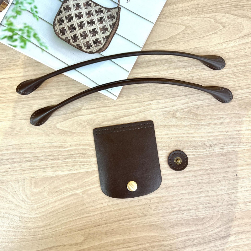 Set kaiša i kućišta torbe za DIY torbe | Jednobojni uzorak, svježi i sladak stil | Proljeće 2025