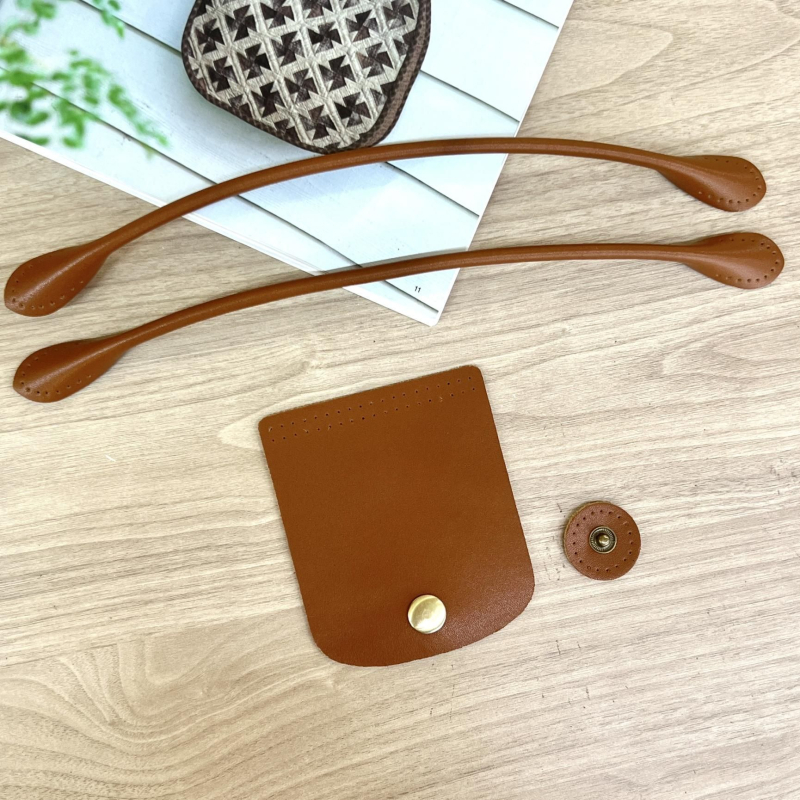 Set kaiša i kućišta torbe za DIY torbe | Jednobojni uzorak, svježi i sladak stil | Proljeće 2025