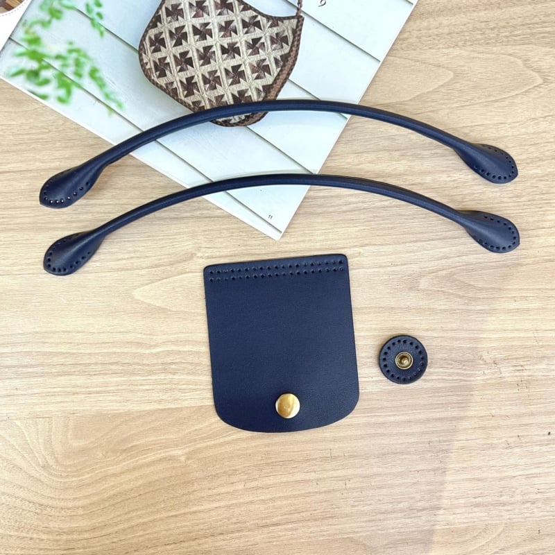 Set kaiša i kućišta torbe za DIY torbe | Jednobojni uzorak, svježi i sladak stil | Proljeće 2025