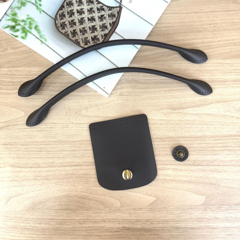 Set kaiša i kućišta torbe za DIY torbe | Jednobojni uzorak, svježi i sladak stil | Proljeće 2025