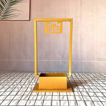 Željezna saksija za cvijeće, ručno izrađena, zavarena, kineskog stila