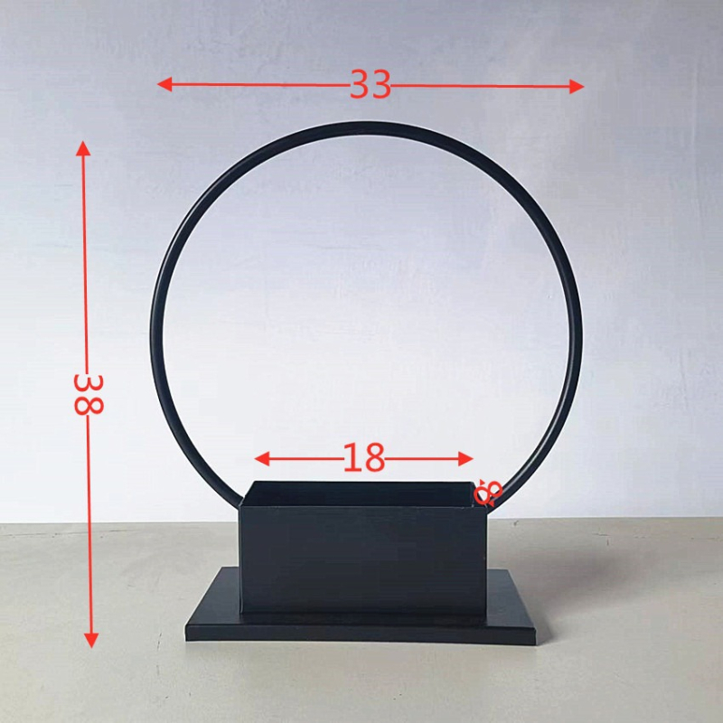 Željezna saksija za cvijeće, ručno izrađena, zavarena, kineskog stila