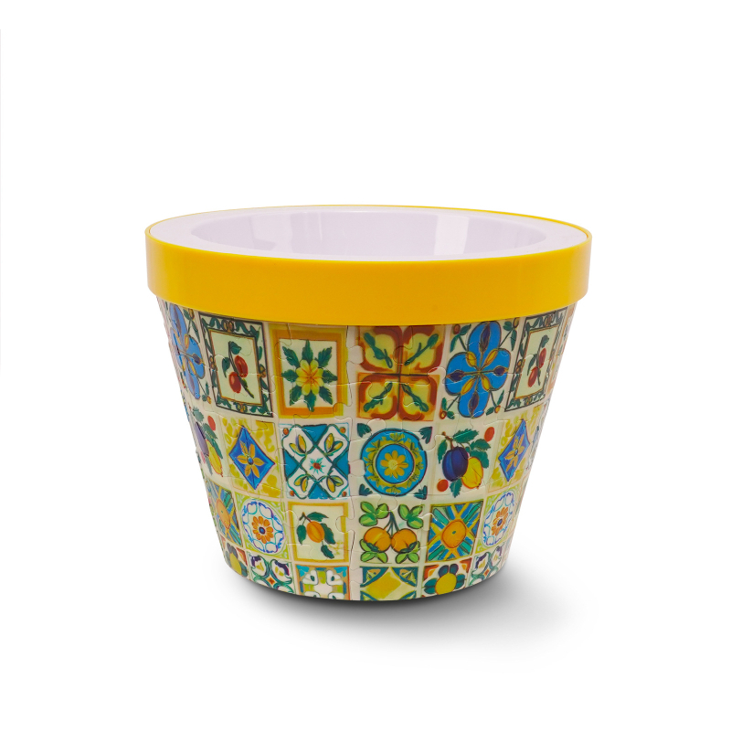 DIY 3D puzzle posuda za cvijeće, ABS materijal, injekcijsko prešanje, za stol ili podnu upotrebu