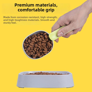 Κουτάλι γάτας φαγητού με κλιπ σφράγισης, μετρητικό, από PP πλαστικό, μάρκα Friendly