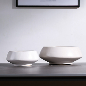 Keramička posuda za cvijeće, ručno izrađena, glazirana, za stolnu upotrebu, moderni minimalistički stil