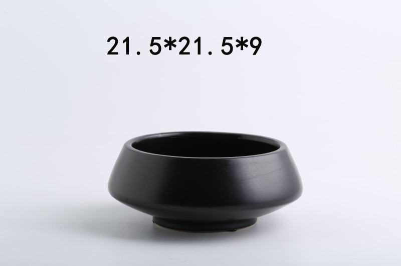 Keramička posuda za cvijeće, ručno izrađena, glazirana, za stolnu upotrebu, moderni minimalistički stil