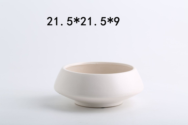 Keramička posuda za cvijeće, ručno izrađena, glazirana, za stolnu upotrebu, moderni minimalistički stil