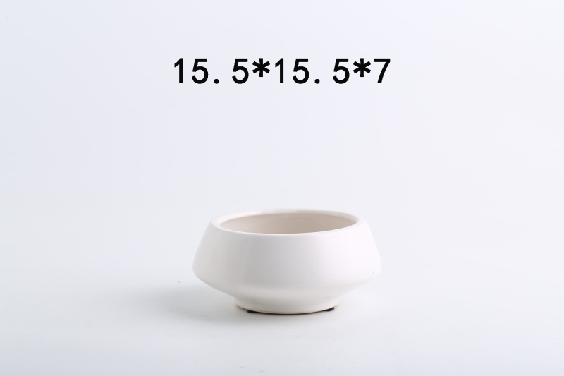 Keramička posuda za cvijeće, ručno izrađena, glazirana, za stolnu upotrebu, moderni minimalistički stil