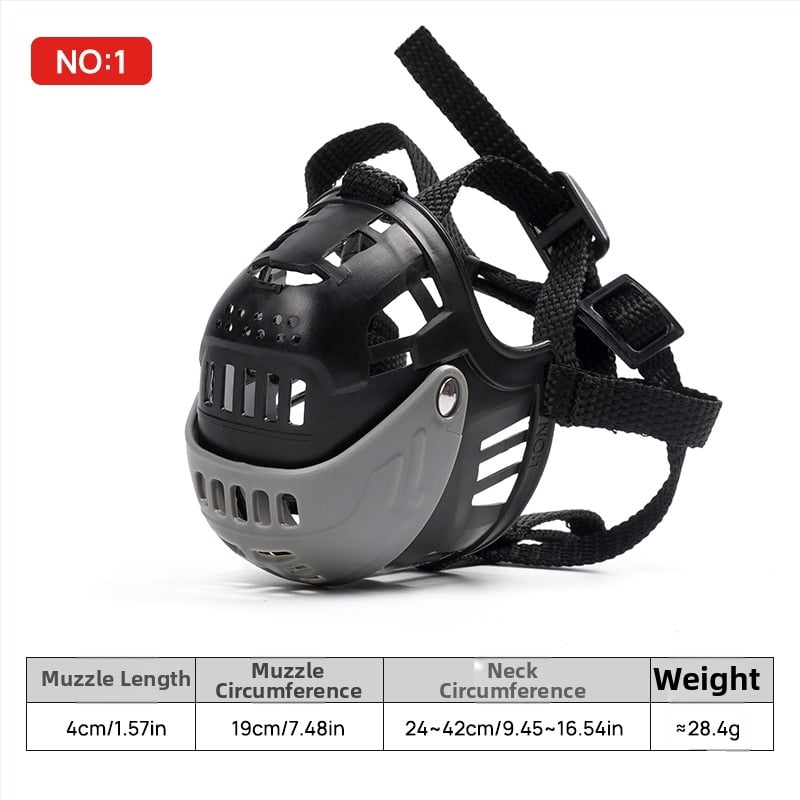 Μάσκα στόματος σκύλου - Αναπνεύσιμη, Αντι-δαγκώματος, Αντι-γάβγισματος, Λειτουργία επεκτάσεως γλώσσας για πόσιμο νερό - Υλικό: Πλαστικό, PE - Μάρκα: Pampering - Συσκευασία: 100 τεμάχια