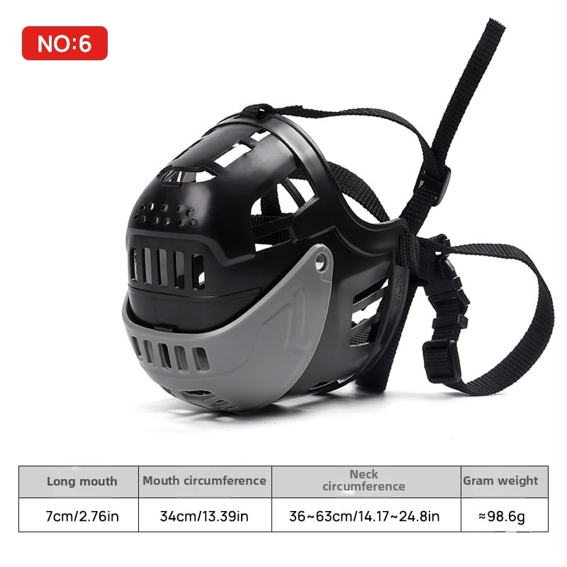 Μάσκα στόματος σκύλου - Αναπνεύσιμη, Αντι-δαγκώματος, Αντι-γάβγισματος, Λειτουργία επεκτάσεως γλώσσας για πόσιμο νερό - Υλικό: Πλαστικό, PE - Μάρκα: Pampering - Συσκευασία: 100 τεμάχια