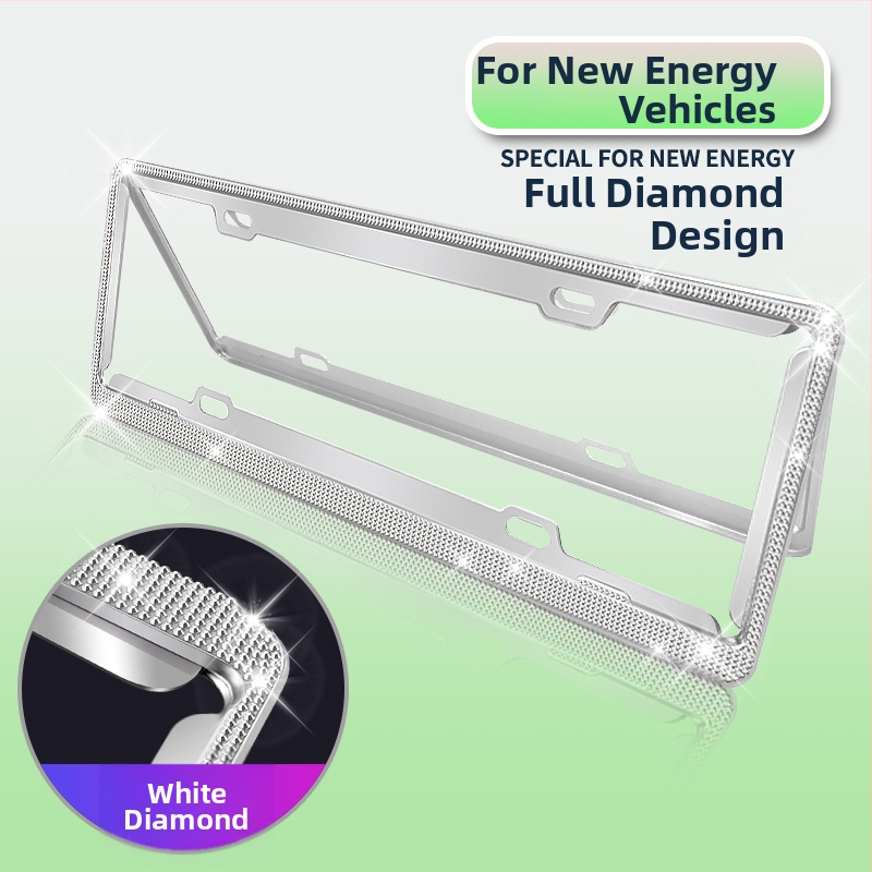 Numbriraam kruvivõttmega kinnitusega, tsink-sulam, universaalne stiil, sobib enamikule mudelitele, Lai Yi kaubamärk