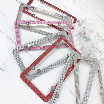 Roostevabast terasest registreerimisnumbriraam, üldine tüüp, koos kruvidega, kohandatav töötlemine