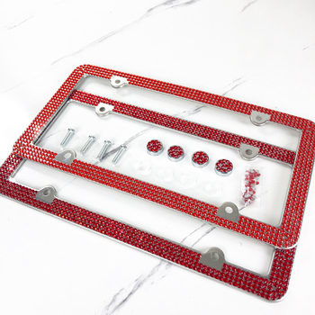 Roostevabast terasest registreerimisnumbriraam, üldine tüüp, koos kruvidega, kohandatav töötlemine