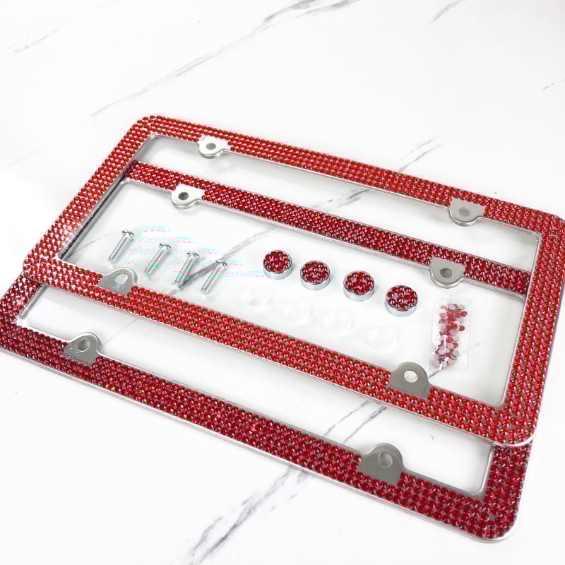 Roostevabast terasest registreerimisnumbriraam, üldine tüüp, koos kruvidega, kohandatav töötlemine