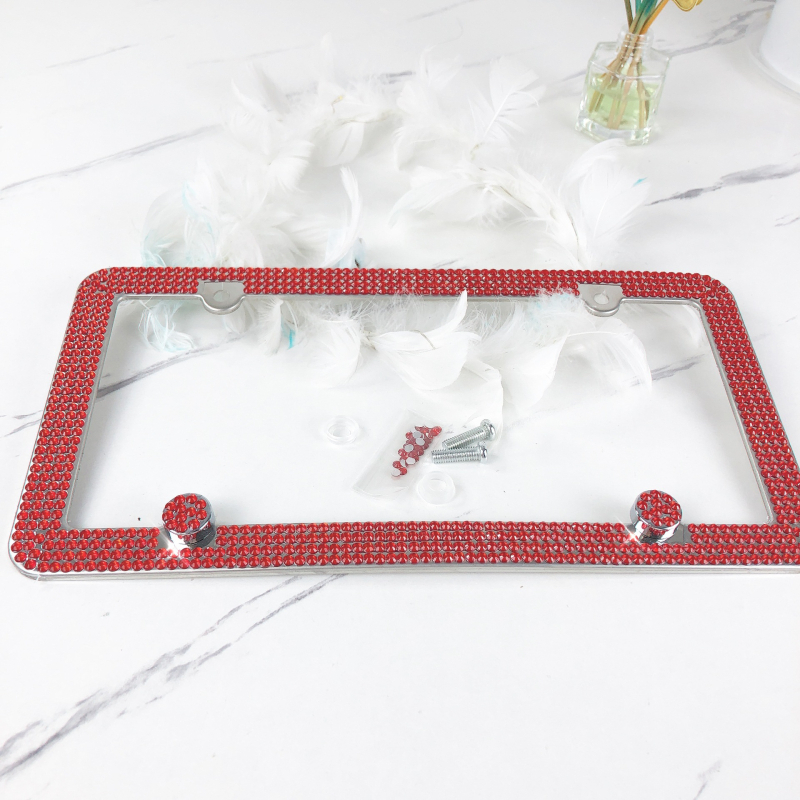 Roostevabast terasest registreerimisnumbriraam, üldine tüüp, koos kruvidega, kohandatav töötlemine