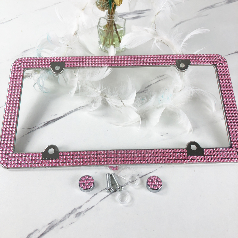 Roostevabast terasest registreerimisnumbriraam, üldine tüüp, koos kruvidega, kohandatav töötlemine