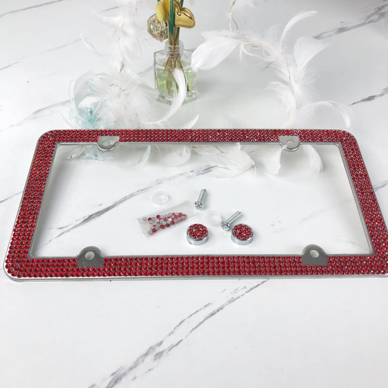 Roostevabast terasest registreerimisnumbriraam, üldine tüüp, koos kruvidega, kohandatav töötlemine