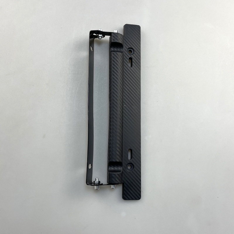 Universaalne numbrimärgi raam, pööratava nurgaaga, ABS-kõva plastik + raudne raam