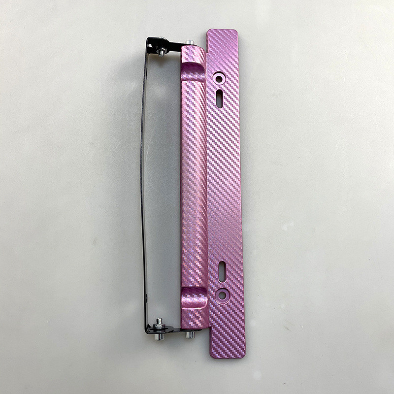 Numbrimärgiraam - universaalne numbrimärgihoidja; ABS kõva plastik + rauast raam; pöörlev nurk; üldine ühilduvus; võidusõidustiil