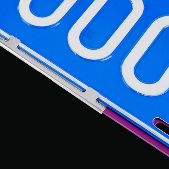 Rombi kujuga magneesiumisulamist numbriraam, mudel lx00, bränd Ji Dingchang, sobib sõidukitele