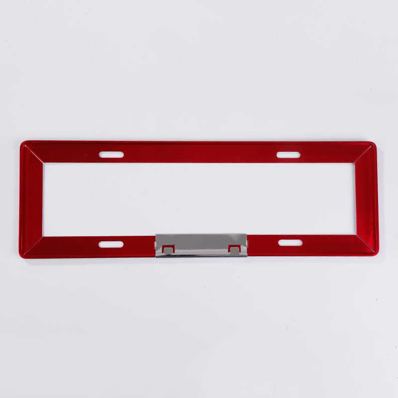 Rombi kujuga magneesiumisulamist numbriraam, mudel lx00, bränd Ji Dingchang, sobib sõidukitele