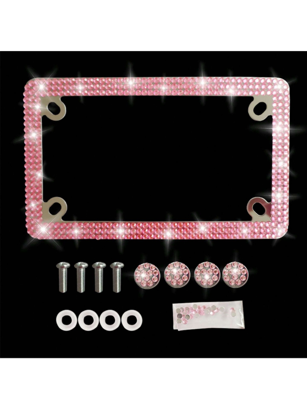 Mootorratta registrinumbri raam, roostevabast terasest, ristkülikukujuline, mudel 020, universaalne, tootenumber yy77