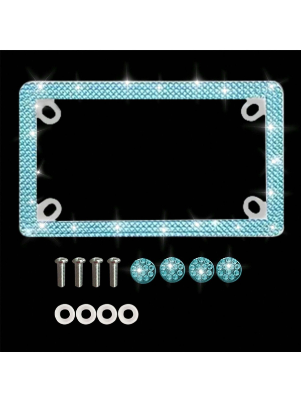 Mootorratta registrinumbri raam, roostevabast terasest, ristkülikukujuline, mudel 020, universaalne, tootenumber yy77