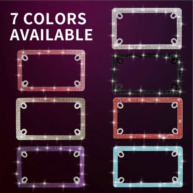 Mootorratta registrinumbri raam, roostevabast terasest, ristkülikukujuline, mudel 020, universaalne, tootenumber yy77