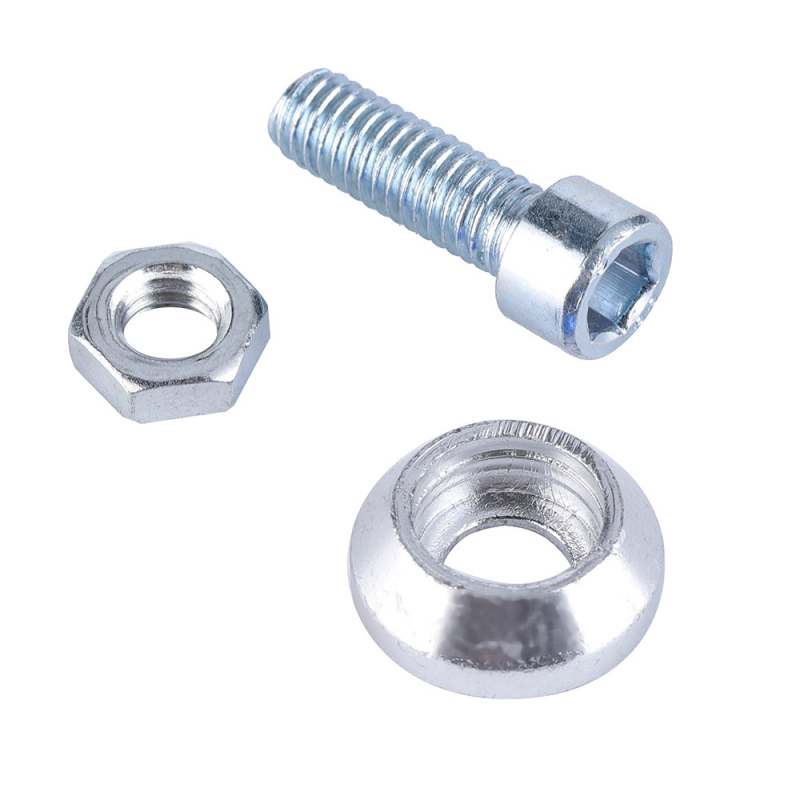 Alumīnija sakausējums, universāla automašīnas skrūvju pamatne ar M6 uzmavu un numura rāmim, dekoratīvi komponenti