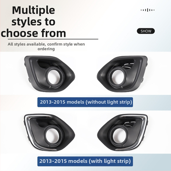 Plastmasas miglas luktas rāmis priekšējā bufera režģa dekoratīvais rāmis Mitsubishi ASX 2013–2015