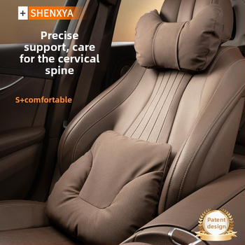 Shannai auto kaela padi – suede väliskate, mäluvahtu täidis, universaalne ühilduvus, kõikidele aastaaegadele