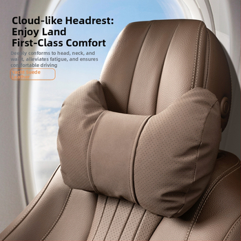 Shannai auto kaela padi – suede väliskate, mäluvahtu täidis, universaalne ühilduvus, kõikidele aastaaegadele