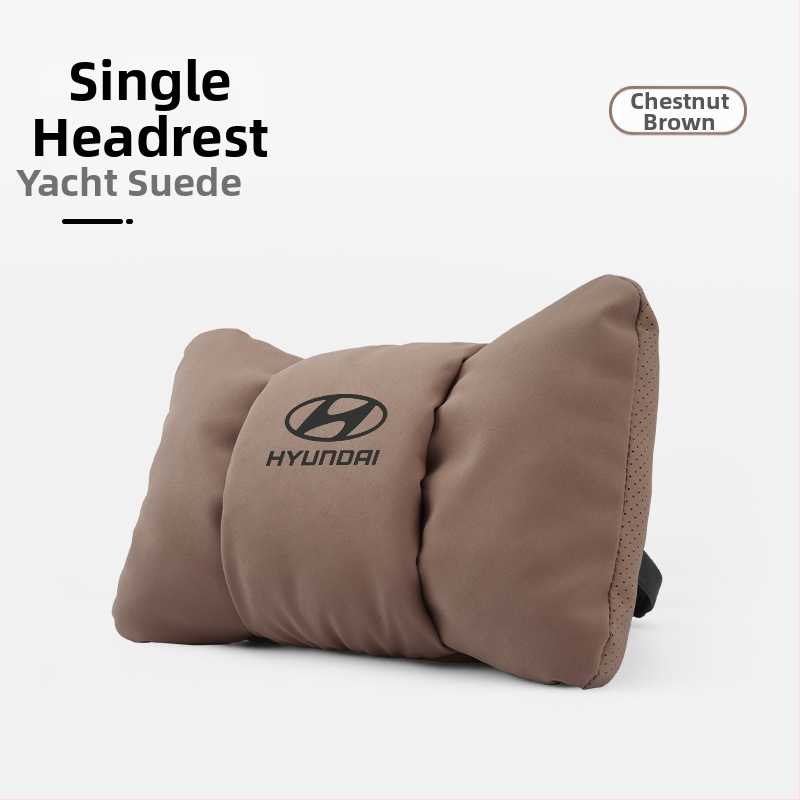 Autopea ja alaselja padja komplekt – universaalne sobivus, kõikide aastaaegade jaoks, välisk materia jaht veluur, täidis pilve puuvill, margi logo muster