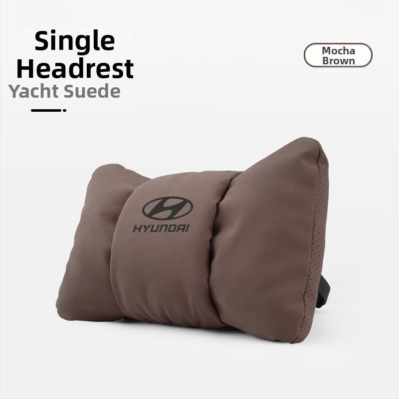 Autopea ja alaselja padja komplekt – universaalne sobivus, kõikide aastaaegade jaoks, välisk materia jaht veluur, täidis pilve puuvill, margi logo muster