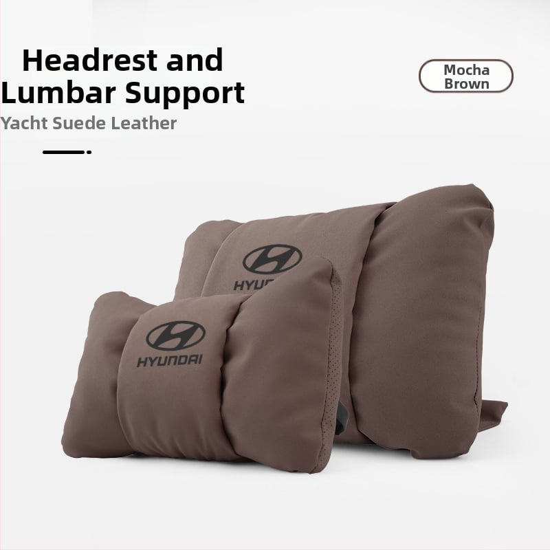 Autopea ja alaselja padja komplekt – universaalne sobivus, kõikide aastaaegade jaoks, välisk materia jaht veluur, täidis pilve puuvill, margi logo muster