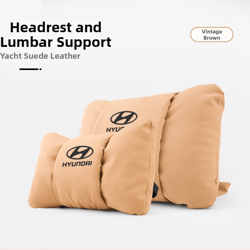 Autopea ja alaselja padja komplekt – universaalne sobivus, kõikide aastaaegade jaoks, välisk materia jaht veluur, täidis pilve puuvill, margi logo muster