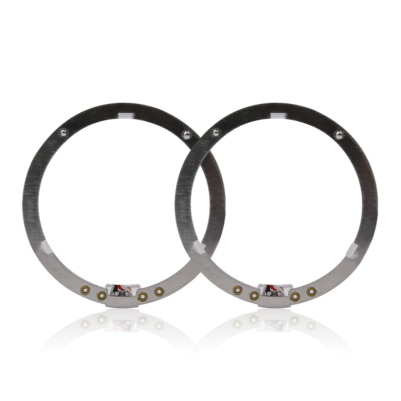 LED фарове с ангелски очи, 2 реда външно задвижване, 12V, 35W, 3000 lm, 30000 h