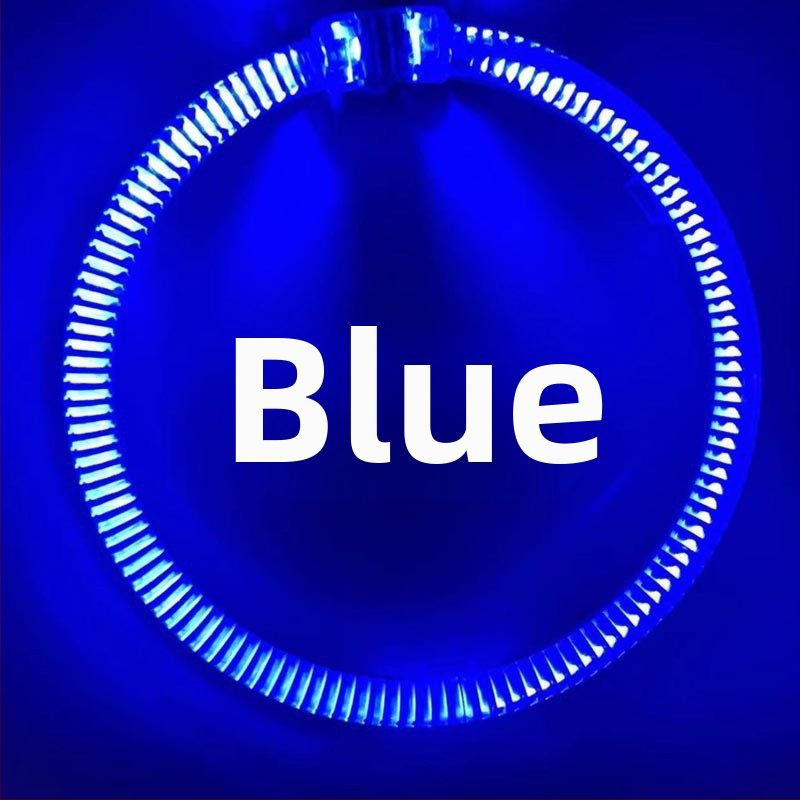 LED фарове с ангелски очи, 2 реда външно задвижване, 12V, 35W, 3000 lm, 30000 h