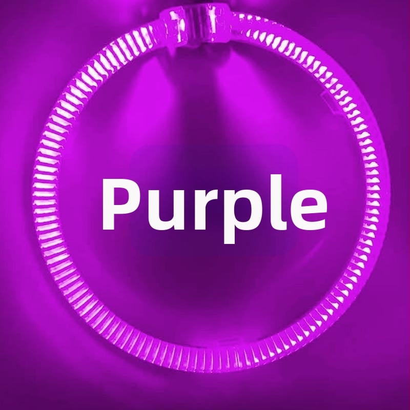 LED фарове с ангелски очи, 2 реда външно задвижване, 12V, 35W, 3000 lm, 30000 h