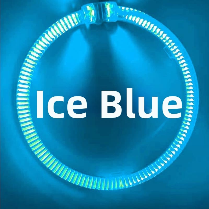 LED фарове с ангелски очи, 2 реда външно задвижване, 12V, 35W, 3000 lm, 30000 h