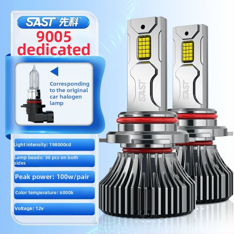 LED фар за автомобил с леща H471, предни къси и дълги светлини, интегриран модул, 90–100W, 12V