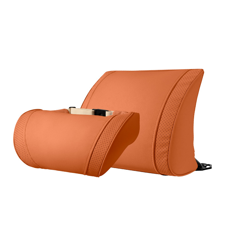 Auto jastuk za glavu s podrškom za vratni dio, Whale marka, vanjski materijal jahtni velur, punjenje cloud cotton, uzorak logotipa marke, univerzalno za sve automobile, pogodno za sve sezone