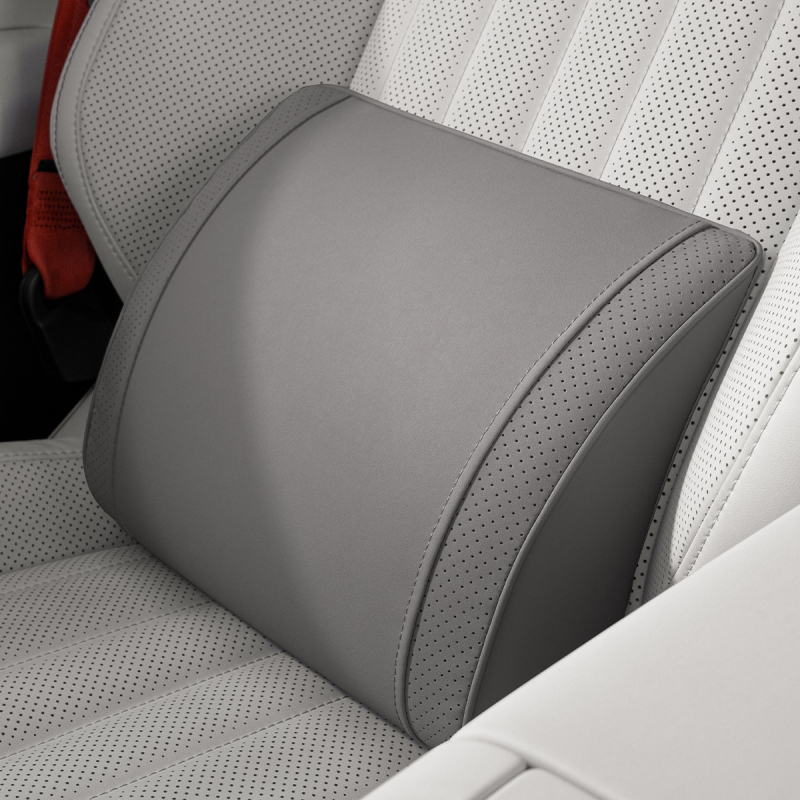 Auto jastuk za glavu s podrškom za vratni dio, Whale marka, vanjski materijal jahtni velur, punjenje cloud cotton, uzorak logotipa marke, univerzalno za sve automobile, pogodno za sve sezone